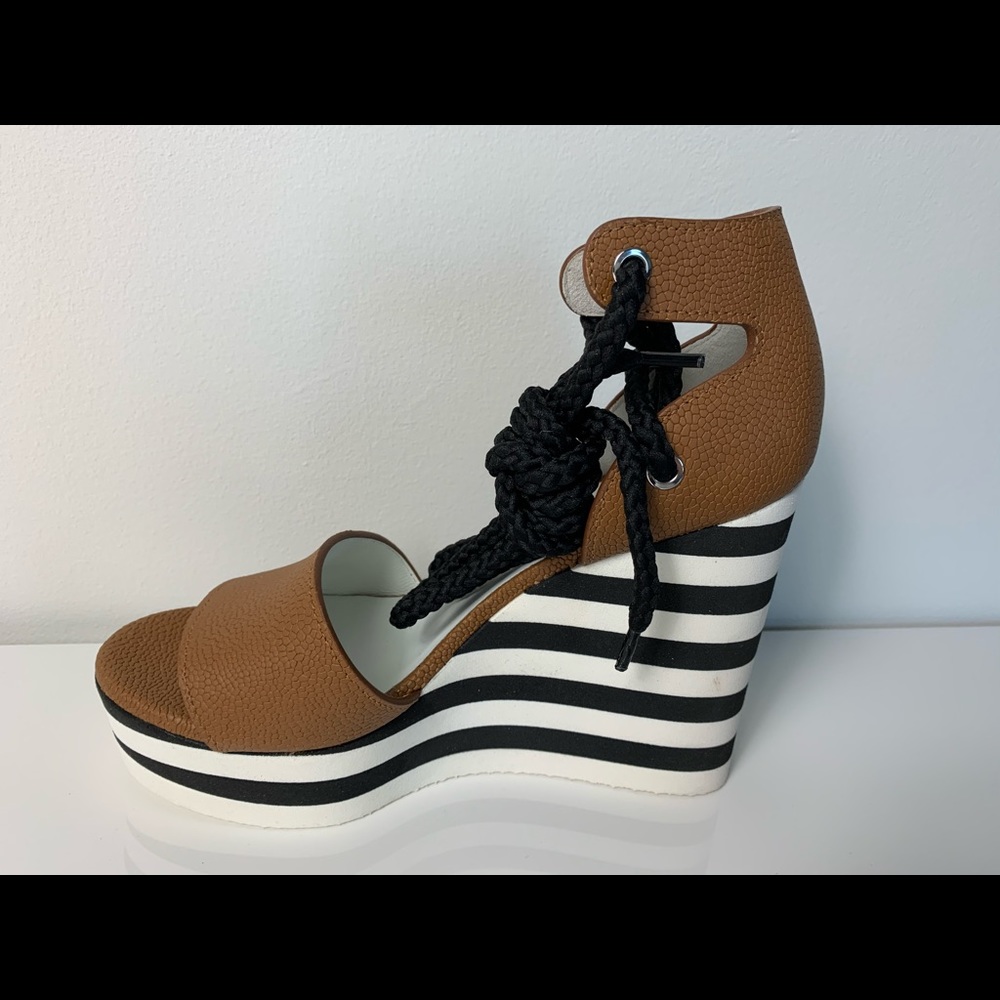 NEW MAXMARA AUSTIN Wedges Sandals - Picture 7 of 8
